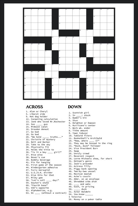 funny crossword clue 7 letters